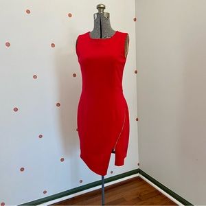 Red Pencil Dress Size 0